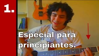 001 Clases de guitarra para principiantes  aprende tu primera canción ahora hoy quotwonderwallquot [upl. by Yrian]