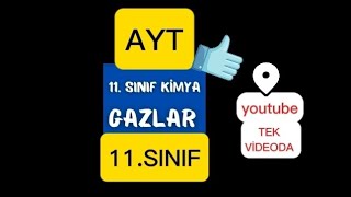 TEK VİDEODA GAZLAR 11SINIF AYT✅️ [upl. by Areemas]