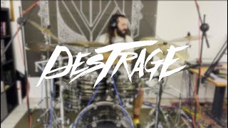 Destrage  Destroy Create Transform Sublimate Drum Cover [upl. by Anilec]