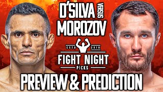 UFC 271 Douglas Silva de Andrade vs Sergey Morozov Preview amp Prediction [upl. by Yltneb822]