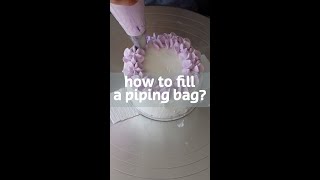 How I fill piping bags [upl. by Xuaeb]