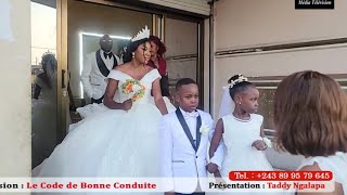 KAKE  BÉNÉDICTION NUPTIALE YA MARIAGE YA COMEDIENNE POPINE ARRIVÉ YA LEA NDAYA FACE NA URSULE [upl. by Arihs]