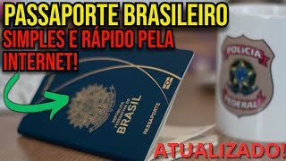 COMO TIRAR PASSAPORTE ONLINE PASSO A PASSO  2024 [upl. by Arramahs]