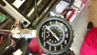 GY6 150cc Compression test [upl. by Allevon]