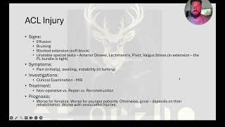 23Ortho x FRCS ACL Injuries [upl. by Yeoz]