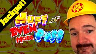 GOLDEN UPGRADE JACKPOT HAND PAY On Huff N EVEN More Puff [upl. by So]