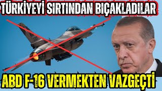 ABD F16LARI VERMEKTEN VAZGEÇTİ TÜRKİYEYİ SIRTINDAN VURDULAR  ACİL KAAN LAZIM [upl. by Liamsi]