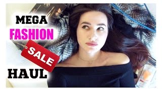 XXL TRY ON FASHION SALE HAUL  HampM MANGO PIMKIE CampA AMAZON [upl. by Nref]