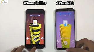 iPhone 6s Plus Vs 1Plus N10 Speed Test AND COMPARISON [upl. by Callum]