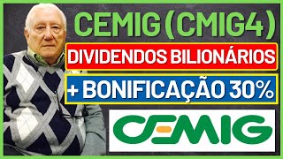 CEMIG DIVIDENDOS BILIONÁRIOS E BONIFICAÇÃO AGRESSIVA CMIG4 VALE A PENA INVESTIR [upl. by Ott]