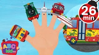 Finger Family Vehicles 2D  More Nursery Rhymes amp Kids Songs  CoCoMelon [upl. by Rahab]