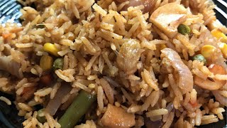 Healthy Brown Rice Pulao  Fluffy Brown Rice Pilaf  Ami’s Cooking [upl. by Dranyl990]