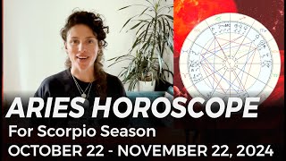 ARIES ♈️ Horoscope for Scorpio Season October 22November 21 2024 [upl. by Hedaza]