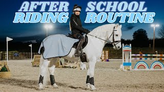 AFTER SCHOOL RIDING ROUTINE WITH 3 PONIES [upl. by Amador]