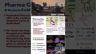 Villa Plots near 4thFuture city of Hyderabad near Mucherla Pharma City [upl. by Modla]