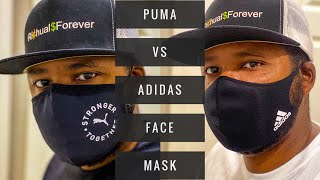 Adidas Face Mask vs Puma Face Mask  Which Face Mask is Better [upl. by Ingmar604]