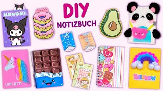 12 DIY NOTIZBUCH IDEEN  HANDGEMACHTE NOTIZBÜCHER UND NOTIZBUCHEINBANDIDEEN [upl. by Llehcsreh]