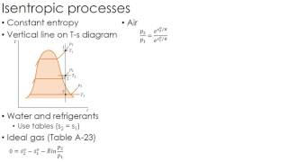 Thermodynamics Lecture 21 Isentropic Processes [upl. by Nageet]