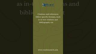 How to Cite Sources InText Citations and Bibliography Entries Explained royalresearchytshorts [upl. by Enyawd]