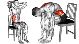 My Exercises At Home Using A Chair [upl. by Aglo]