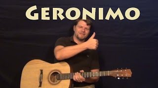 Geronimo Sheppard Easy Guitar Lesson How to Play Tutorial [upl. by Silvanus807]