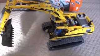 LEGO Technic Motorized Excavator 8043 REVIEW [upl. by Tirb]