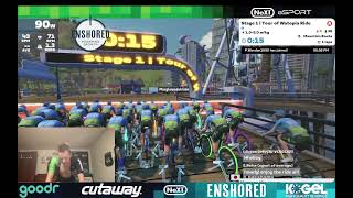 Stage 1 Tour of Watopia  Descending is a skill zwift cycling fitness racing ZWS [upl. by Ailedamla]