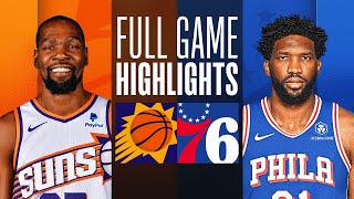 SUNS at 76ERS  FULL GAME HIGHLIGHTS  November 4 2023 [upl. by Adnilam350]