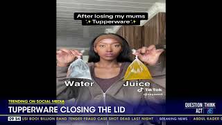 Trending On Social Media  Tupperware closing the lid [upl. by Belloir]