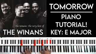 Tomorrow by The Winans  Piano Tutorial [upl. by Kandace]