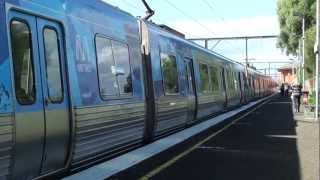 Comengs Vlocities and ants at South Kensington  Melbourne trains [upl. by Sage551]