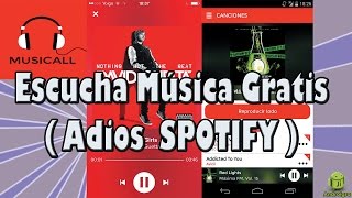 Escuchar musica Gratis con MusicAll para android  Motorola Moto G [upl. by Aicire]