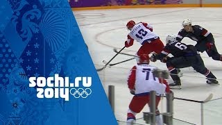 Ice Hockey  Mens Group A  USA v Russia  Sochi 2014 Winter Olympics [upl. by Tsirc908]