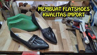 Membuat flatshoes wanita [upl. by Claud913]