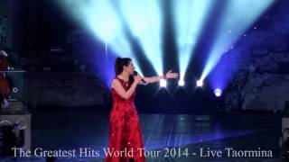 Laura Pausini  La solitudine  saluti  Taormina 11052014 HD [upl. by Gish]