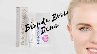 Refectocil Blonde Brow Demo [upl. by Clint]