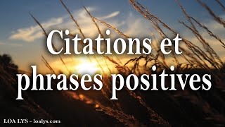 280  Citations et phrases positives [upl. by Kentigerma]