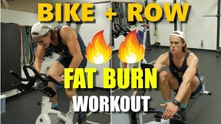 Fun Rowing and Cycling HIIT WORKOUT [upl. by Ettevy562]