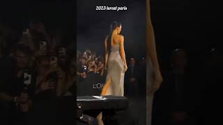 2023 vs 2024 Kendall walk for Loreal Paris ✨️💃 kendalljenner model fashion lorealparis fypage [upl. by Akimet]