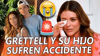 😭💔Grettell Valdez y su HIJO SUFREN FUERTE ACCIDENTE en carrera de Asia [upl. by Feldstein]