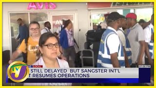 Flights Still Delayed but Sangster International Airport Resumes Operations  TVJ News [upl. by Anale793]