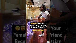 🤯😭HOW SHE RAP THAT FAST 🔥 rapmusic chh shorts christianrap freestyle christian bars [upl. by Ailina]