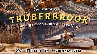 Trüberbrook  20 Minute Gameplay  Indie Point and Click Adventure  1080p60fps [upl. by Eiznek]