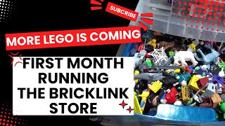 First Month running the Lego Bricklink store  Picking another Lego Bulk [upl. by Gawain77]