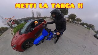 PROVO IL MIO YZF 450 SENZA TARGA❌  Sembra un B0RGH3SE 🚨🚔 [upl. by Swinton]