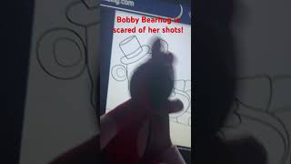 Bobby Bearhug is scared of her shots [upl. by Euf]