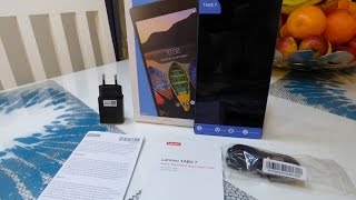 Lenovo TAB 3 730X Unboxing [upl. by Shaun]