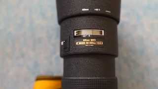 Nikon 80200mm 28 AFD focus speed [upl. by Gnouc]