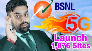 BSNL Ready To Launch 5G Roll Out Commercial 5G Service At 1876 Sites  BSNL 5G Roll Out  BSNL Issue [upl. by Hewet312]