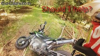 Friendly Forester English SUBTITLES  Supermoto  GoPro Hero 3 [upl. by Norrag]